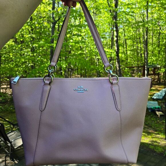 COACH Ava Tote Bag Nude Pink Color F57526 Hand Shoulder Purse - Picture 2 of 16